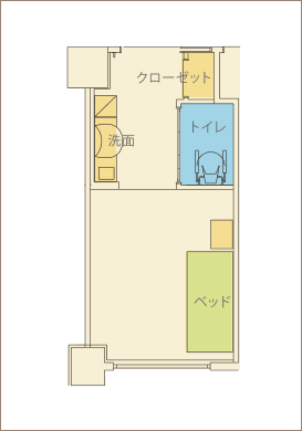 個室A　平面図